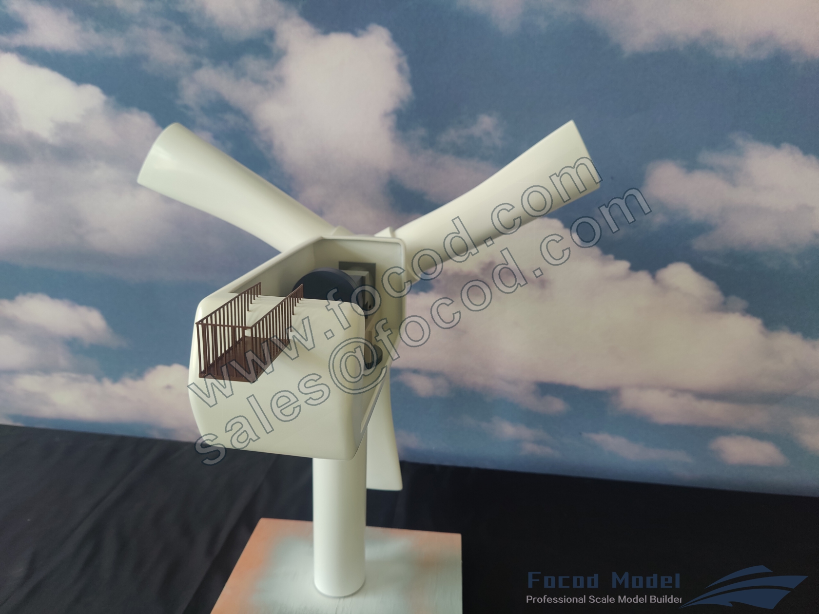 custom made model of nacelle风力发电机